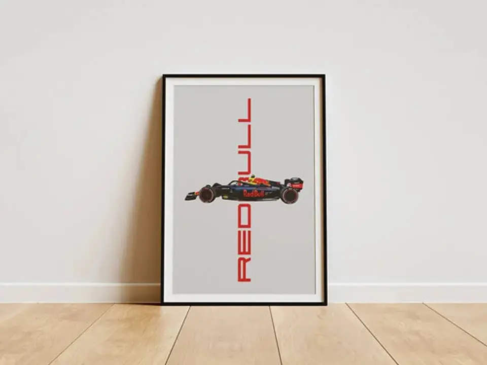 Cuadros De Red Bull F1 + Marco 3