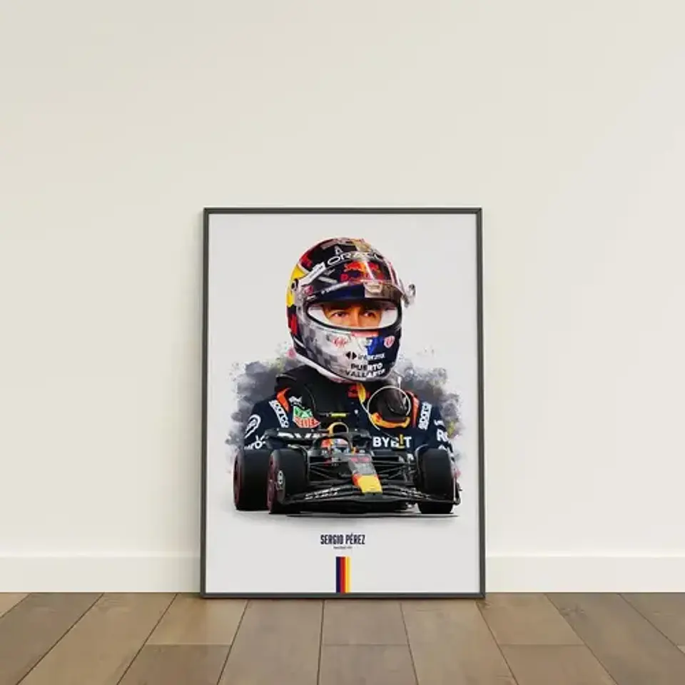 Cuadros De Red Bull F1 + Marco 6