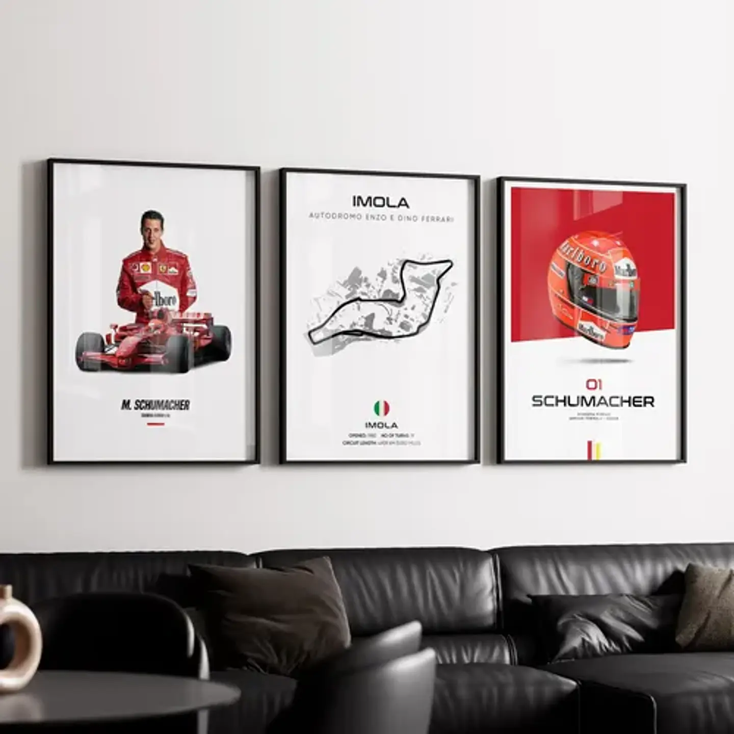 Cuadros De Michael Schumacher Ferrari F1 Especial Formula 1 1