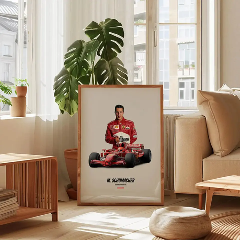 Cuadros De Michael Schumacher Ferrari F1 Especial Formula 1 4