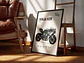 Cuadros De Modelos Motos Kawasaki Ninja + Marco Negro - Miniatura 4