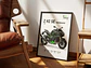 Cuadros De Modelos Motos Kawasaki Ninja + Marco Negro - Miniatura 9