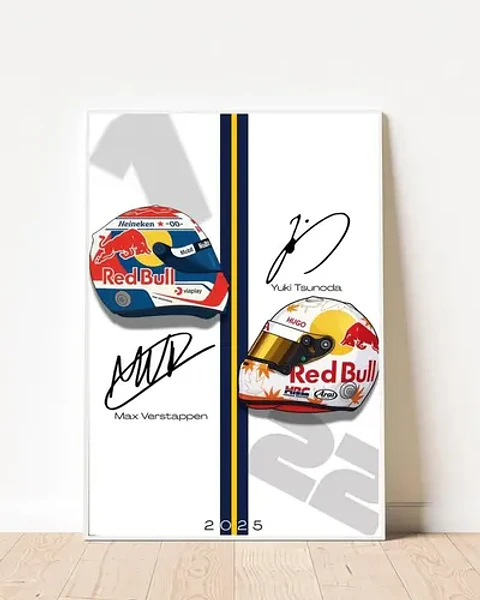 Cuadros De Red Bull F1 Max Verstappen  + Marco