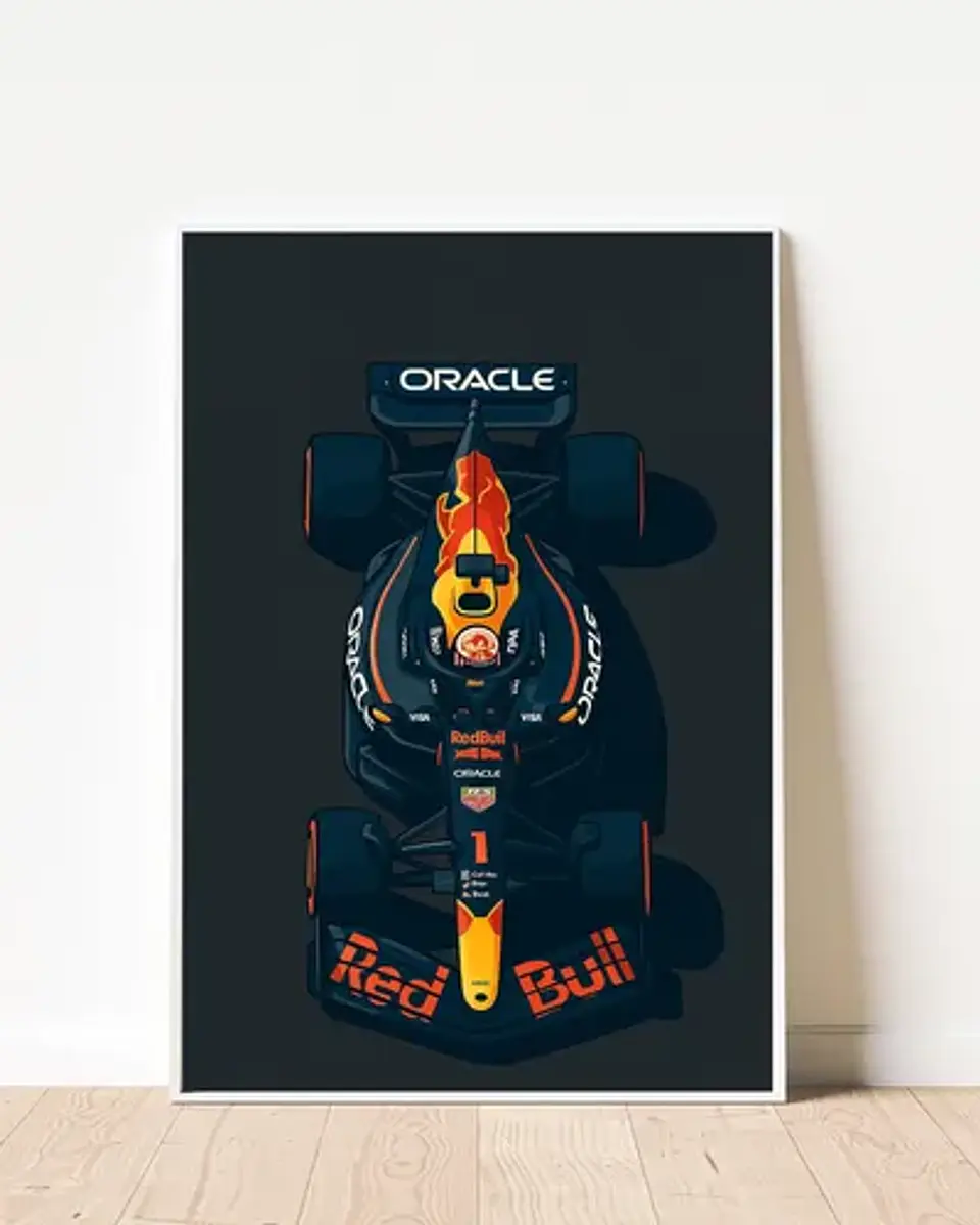 Cuadros De Red Bull F1 Max Verstappen  + Marco 2