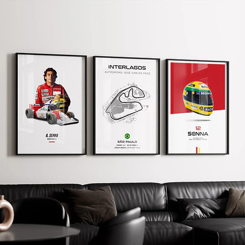 Cuadros De Ayrton Senna Edición Especial Formula 1