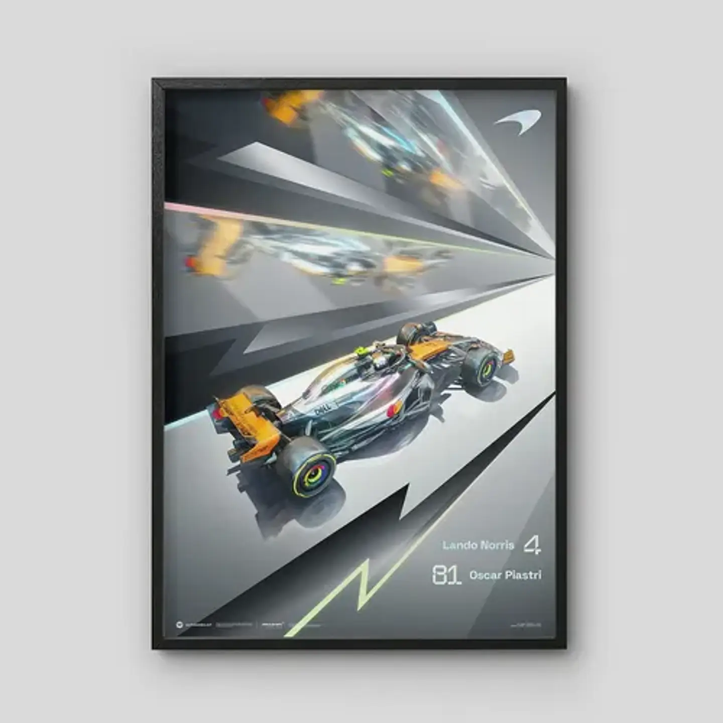 6 Cuadros De Mclaren I Lando Norris  4  + Marco 3