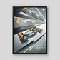 6 Cuadros De Mclaren I Lando Norris  4  + Marco - Miniatura 3