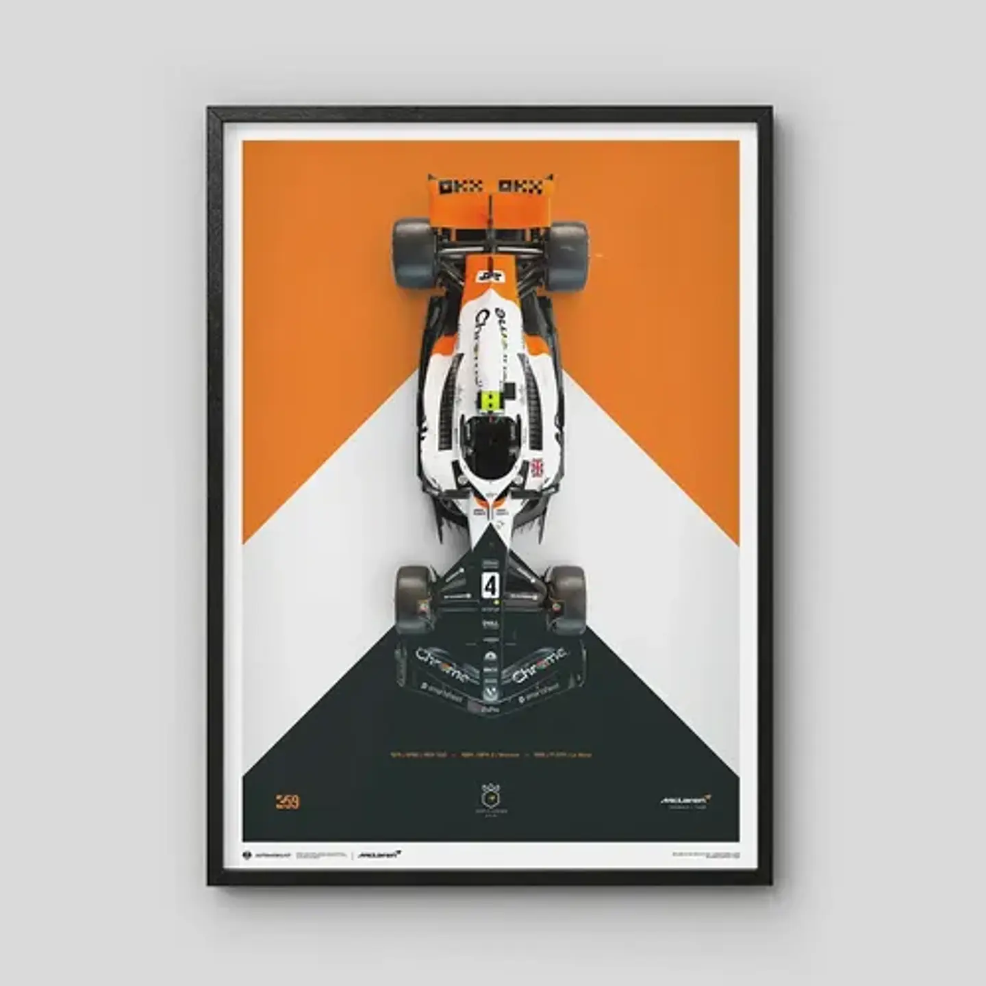 6 Cuadros De Mclaren I Lando Norris  4  + Marco 5