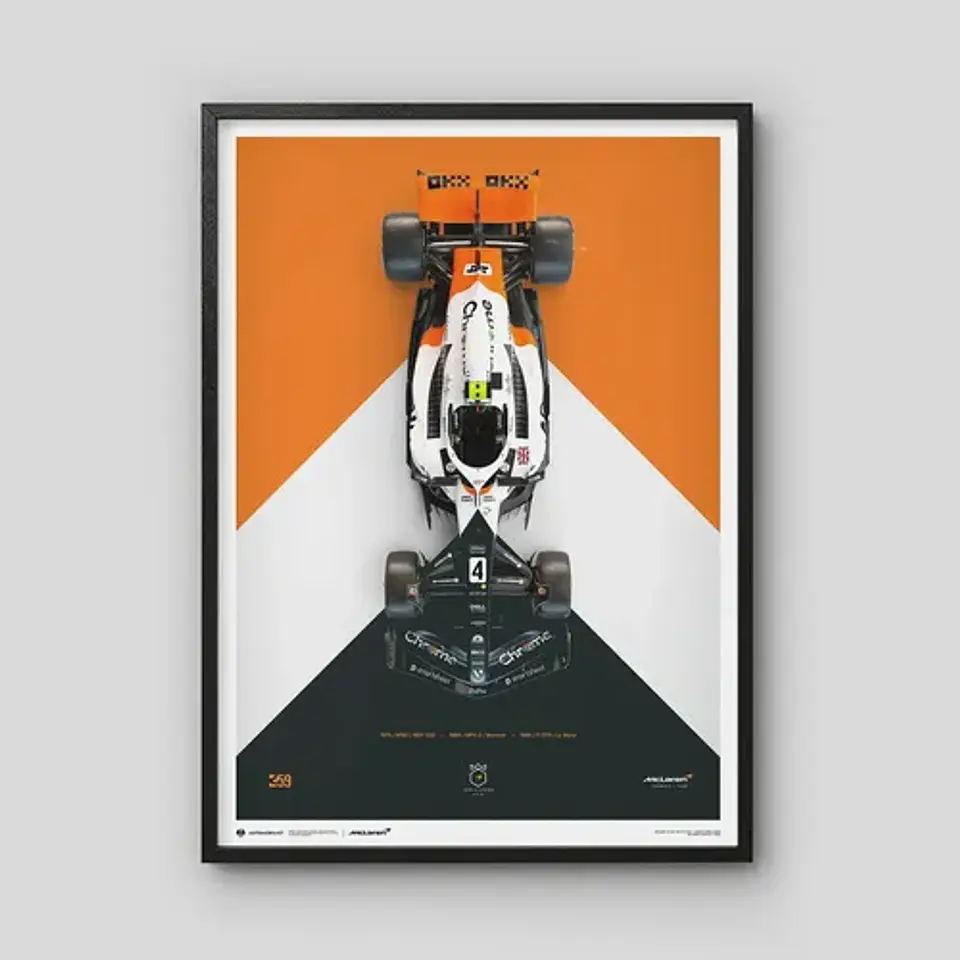 6 Cuadros De Mclaren I Lando Norris  4  + Marco 5