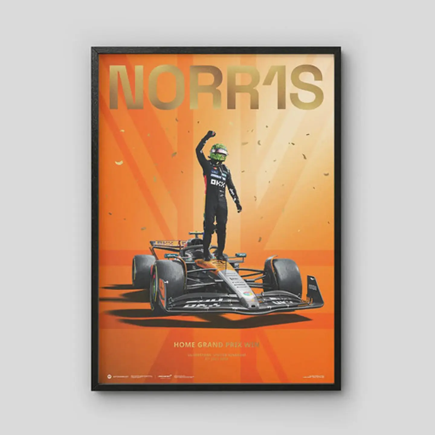 6 Cuadros De Mclaren I Lando Norris  4  + Marco 8