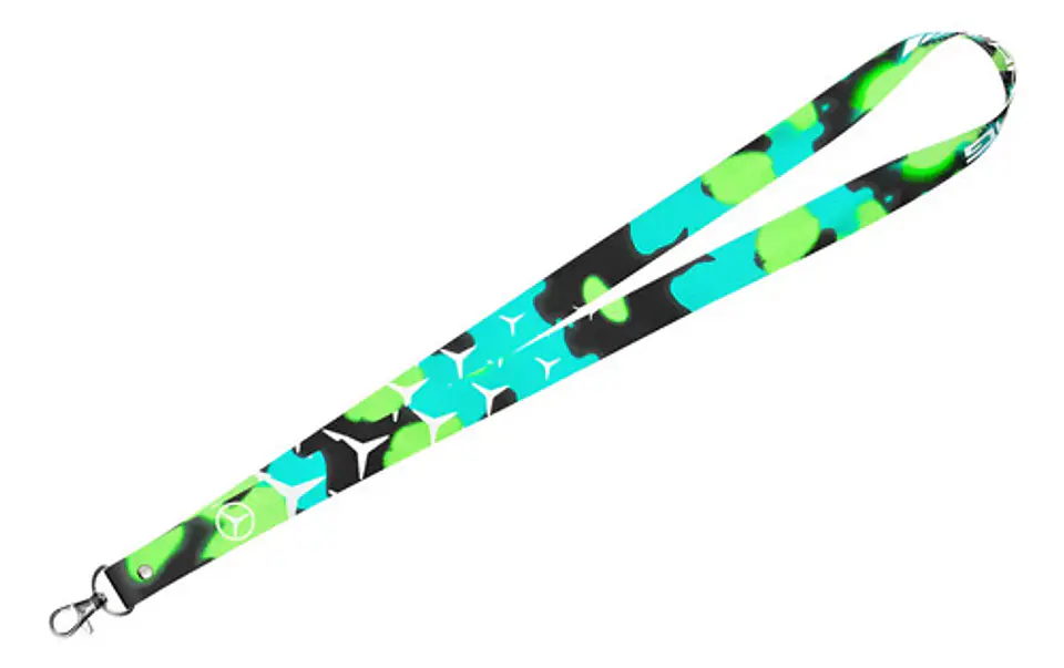 Lanyard Collar Mercedes Benz Camo Verde Amg Llaves 2