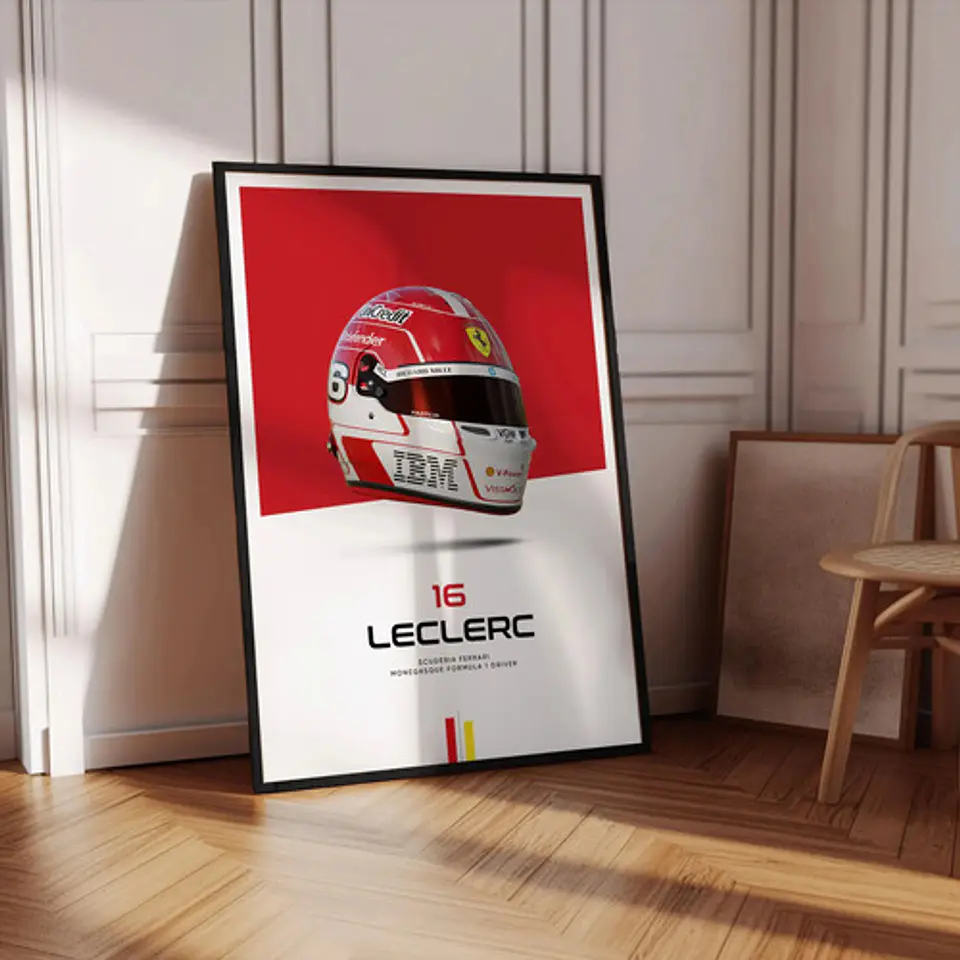 Cuadros De Charles Leclerc 16 Ferrari F1 Especial Formula 1 3
