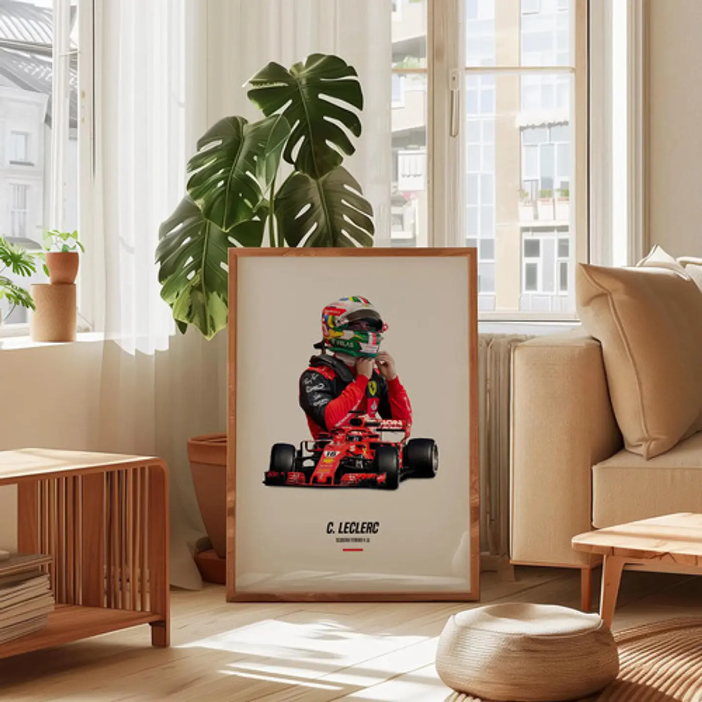 Cuadros De Charles Leclerc 16 Ferrari F1 Especial Formula 1 5