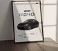 Cuadro Auto Bmw M240i Deportivo + Marco - Miniatura 1