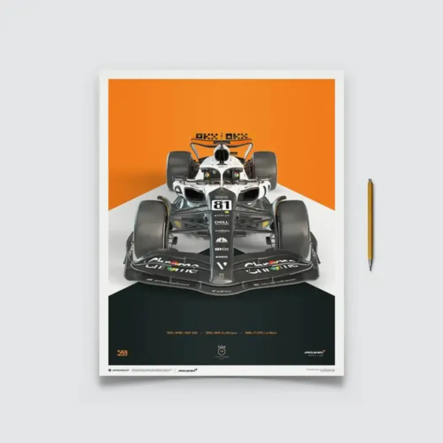 Cuadros De Mclaren F1 I Oscar Piastri 81  + Marco 3