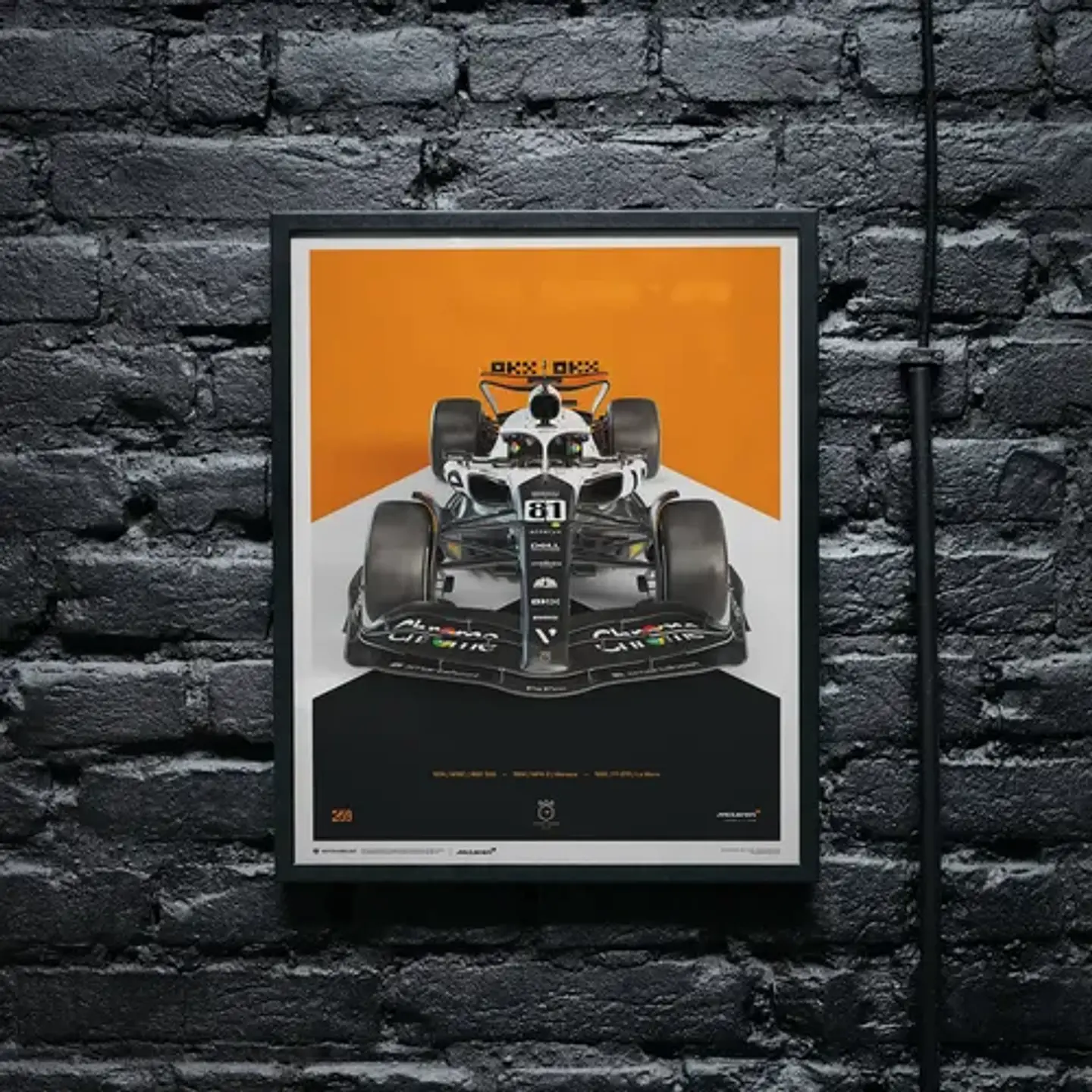Cuadros De Mclaren F1 I Oscar Piastri 81  + Marco 5