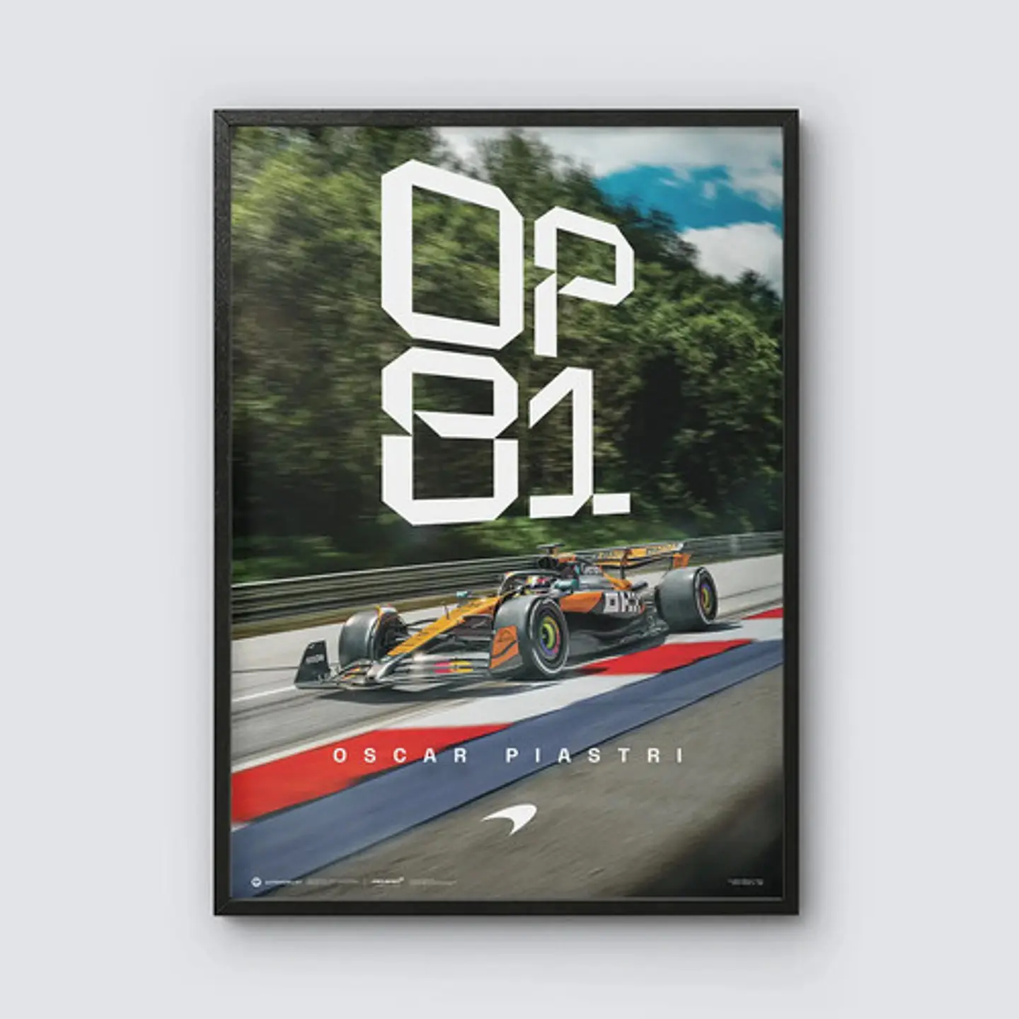 Cuadros De Mclaren F1 I Oscar Piastri 81  + Marco 6