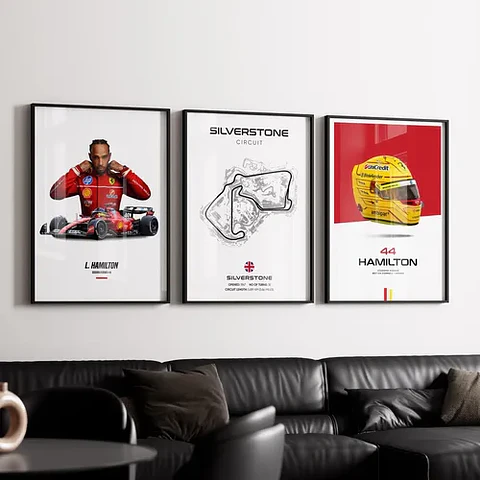 Cuadros Lewis Hamilton F1 Lh44 Edición Especial Formula 1
