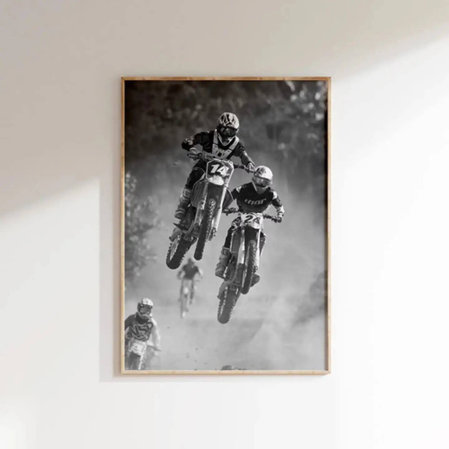 6 Cuadros Históricos Motocross & Enduro Motos 1