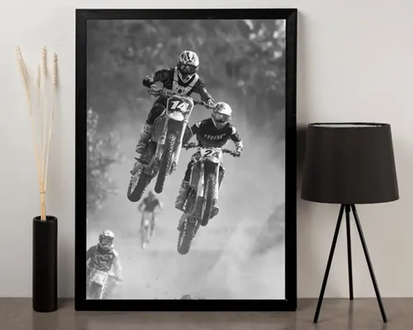 6 Cuadros Históricos Motocross & Enduro Motos 3