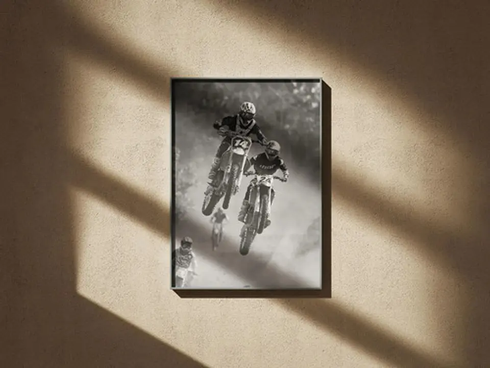6 Cuadros Históricos Motocross & Enduro Motos 4