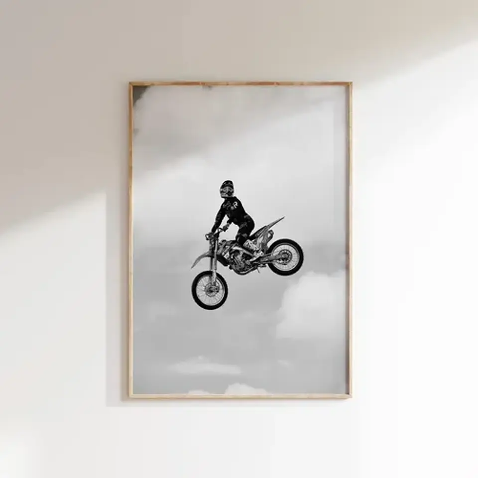 6 Cuadros Históricos Motocross & Enduro Motos 5