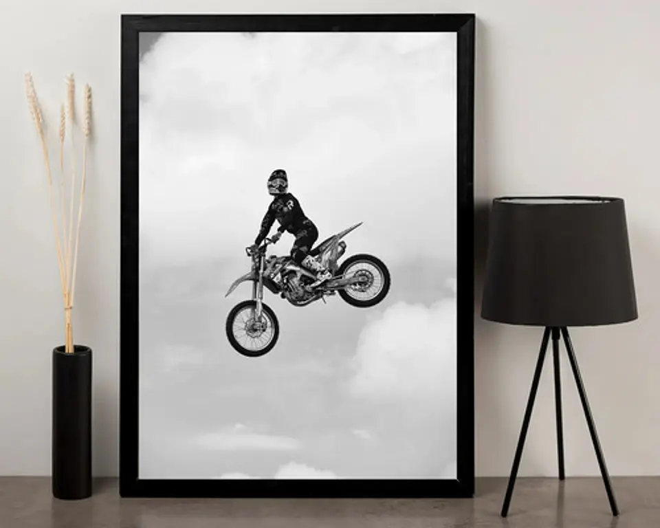6 Cuadros Históricos Motocross & Enduro Motos 7