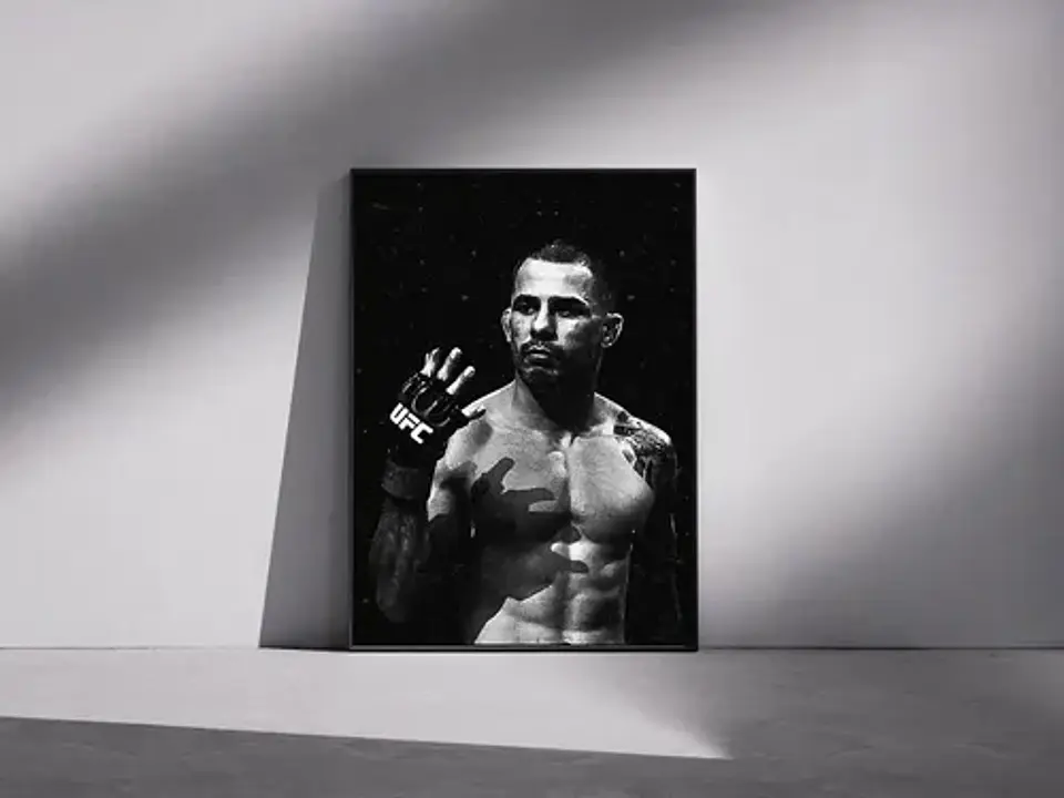 Cuadros De Alexandre Pantoja Ufc El Caníbal Peleador + Marco 5