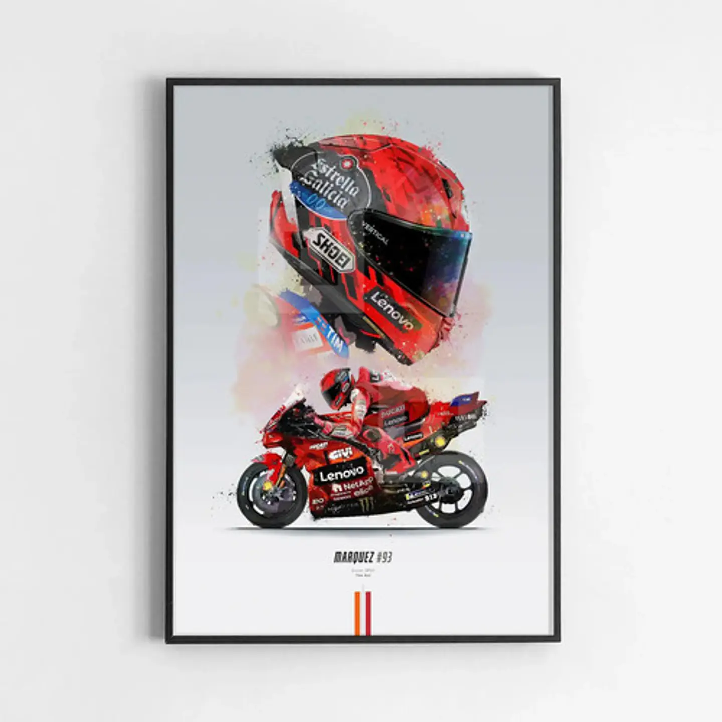 Cuadros De Marc Márquez + Marco 1
