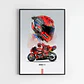 Cuadros De Marc Márquez + Marco - Miniatura 1