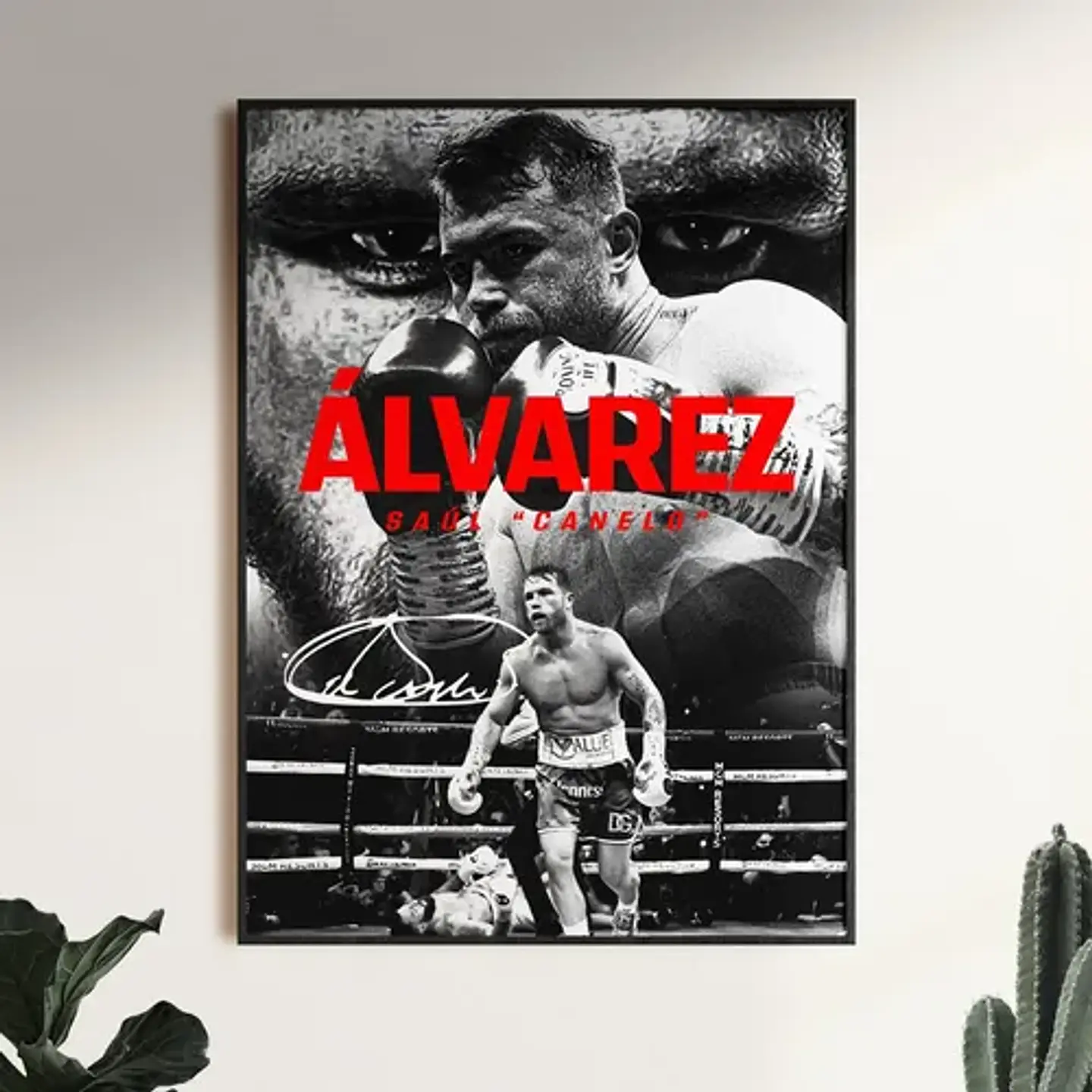 4 Cuadros Peleador Boxeo Pacquiao, Canelo, Crawford Topuria 3