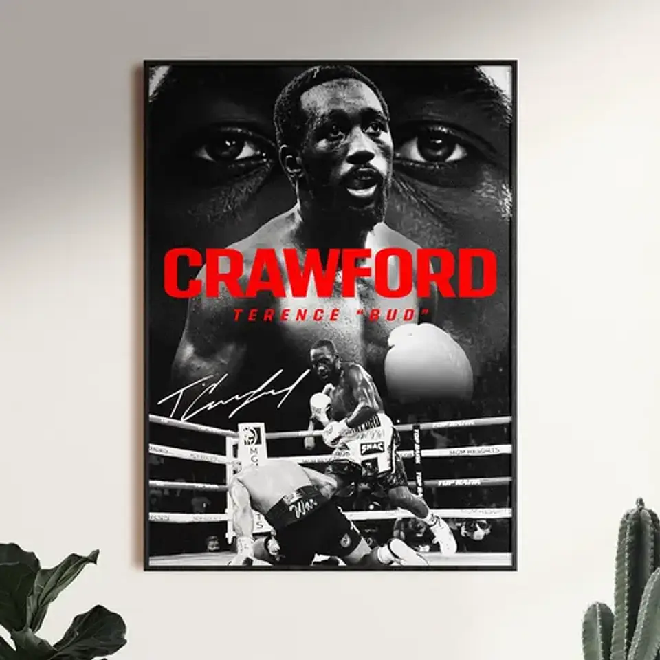 4 Cuadros Peleador Boxeo Pacquiao, Canelo, Crawford Topuria 4