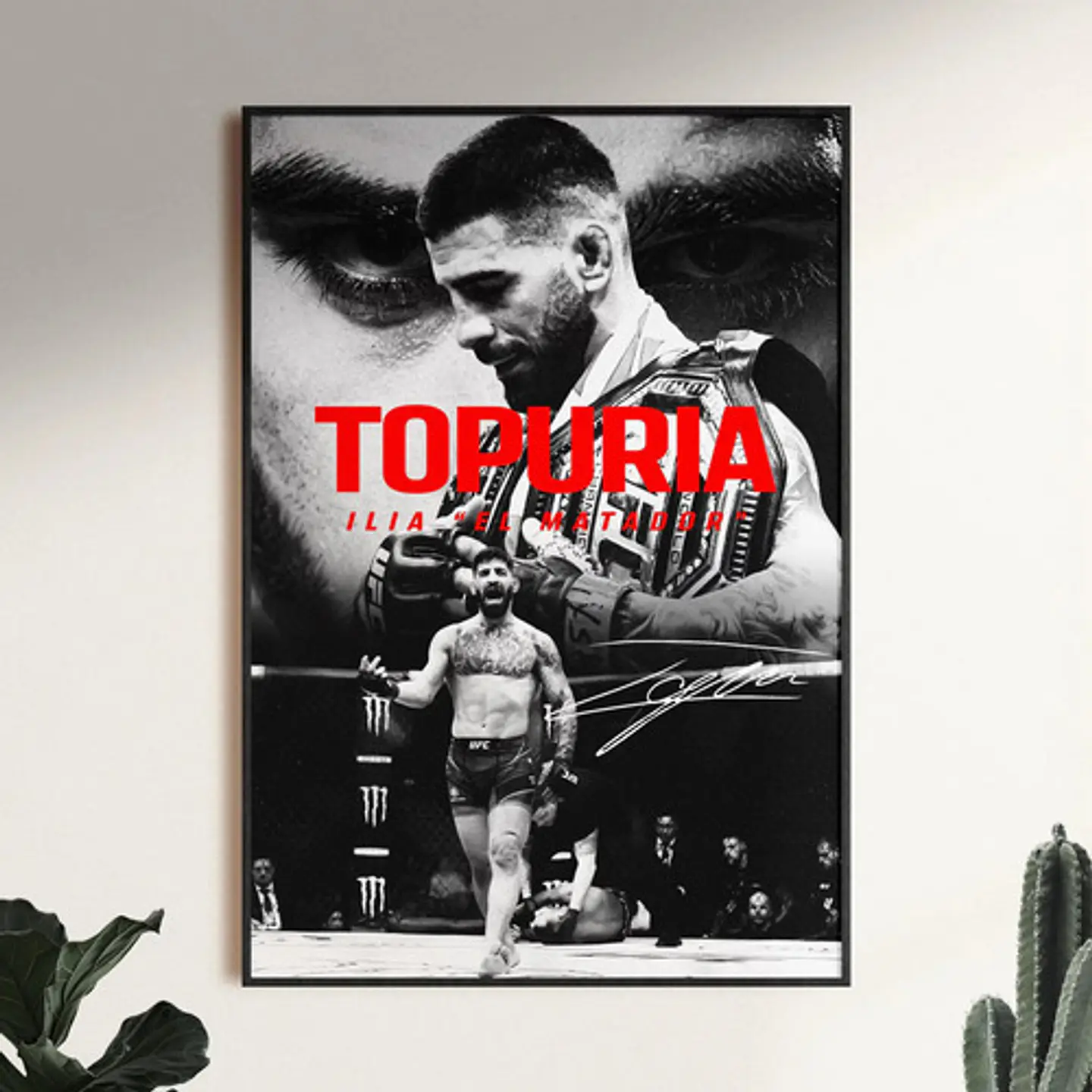 4 Cuadros Peleador Boxeo Pacquiao, Canelo, Crawford Topuria 5