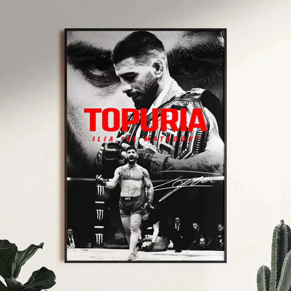 4 Cuadros Peleador Boxeo Pacquiao, Canelo, Crawford Topuria 5