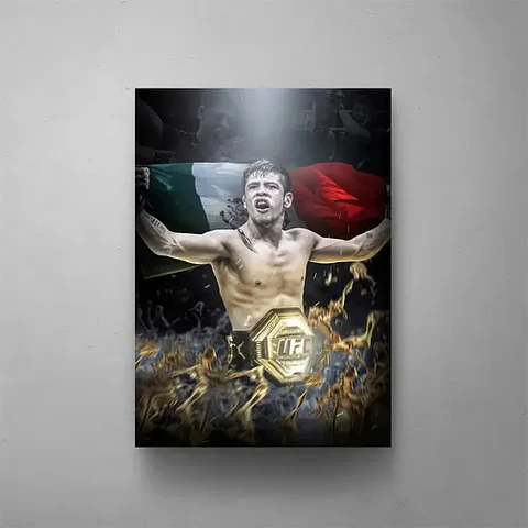 Cuadros De Brandon Moreno Ufc Peleador + Marco