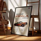 Cuadro Auto Chevrolet Impala 1960i  Deportivo + Marco - Miniatura 2
