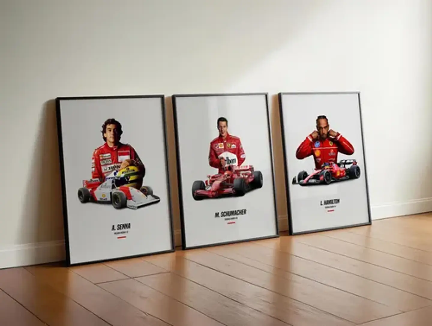 Cuadros De Schumacher, Hamilton Y Senna Especial Formula 1 1