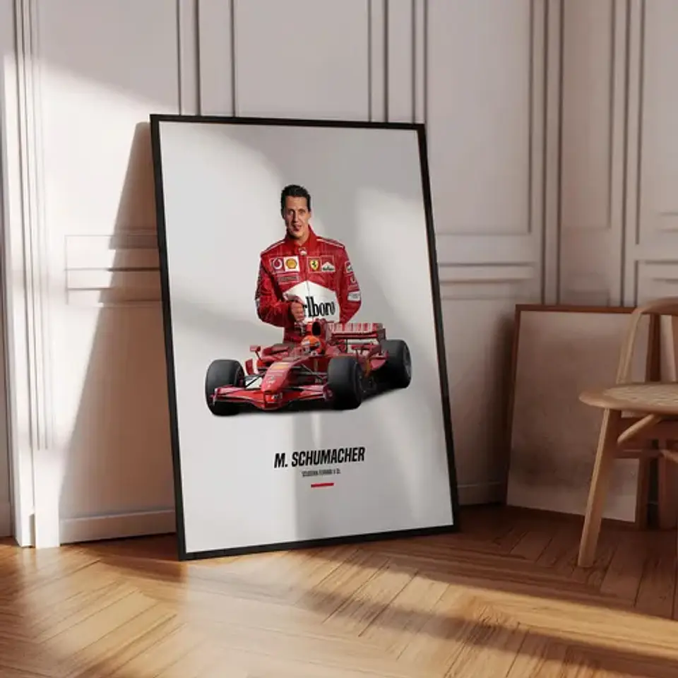 Cuadros De Schumacher, Hamilton Y Senna Especial Formula 1 4