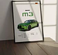 Cuadro Auto Bmw M3 Deportivo + Marco - Miniatura 1