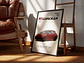 Cuadro Auto Toyota Gr Corolla Deportivo  + Marco Negro - Miniatura 3