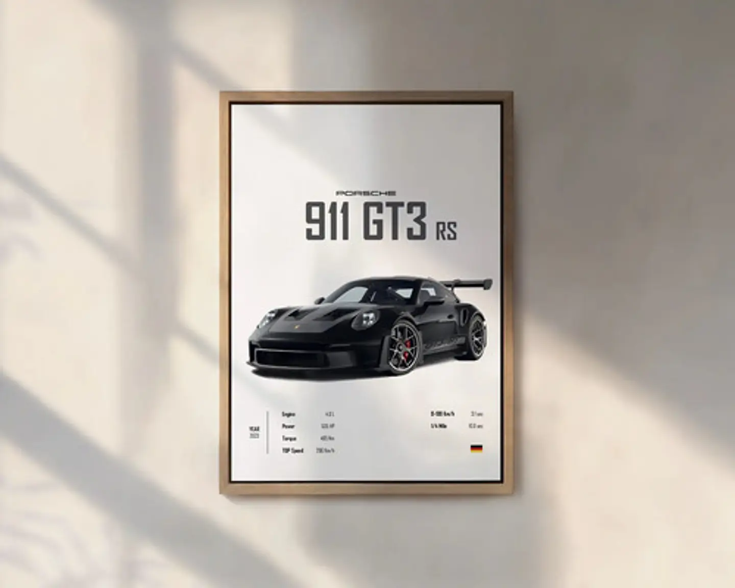 Cuadros De Autos 911 Gt3 Rs, Chiron, Huracan, Laferrari 3
