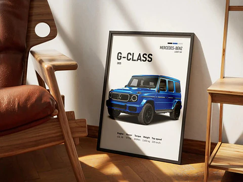 Cuadro Mercedes-benz G-class  + Marco