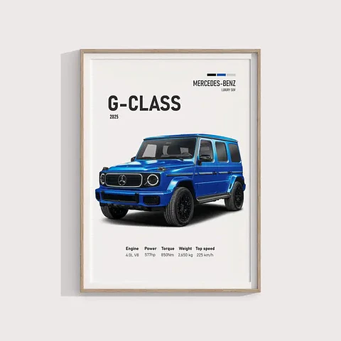 Cuadro Mercedes-benz G-class  + Marco