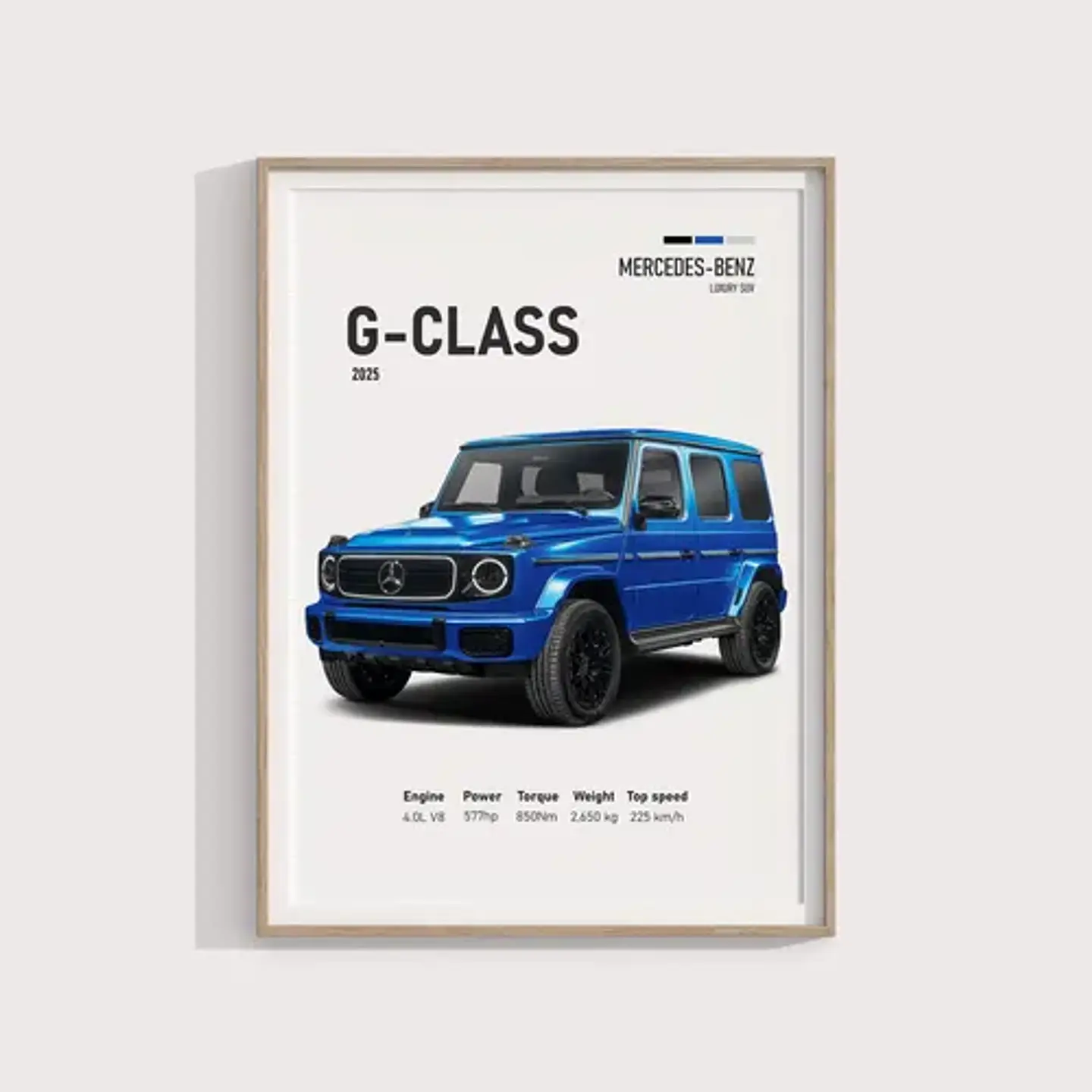 Cuadro Mercedes-benz G-class  + Marco 2