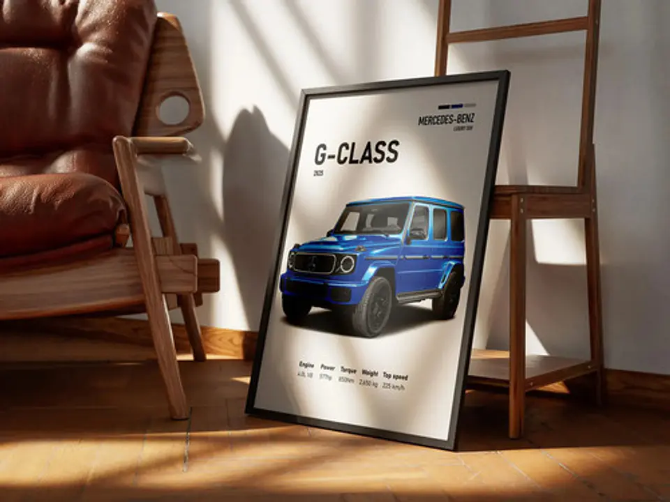 Cuadro Mercedes-benz G-class  + Marco 3