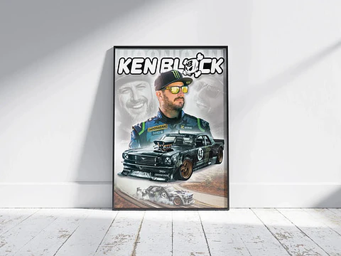 Cuadros De Ken Block El Legado Del Maestro Drift + Marco