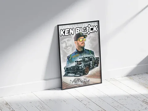 Cuadros De Ken Block El Legado Del Maestro Drift + Marco