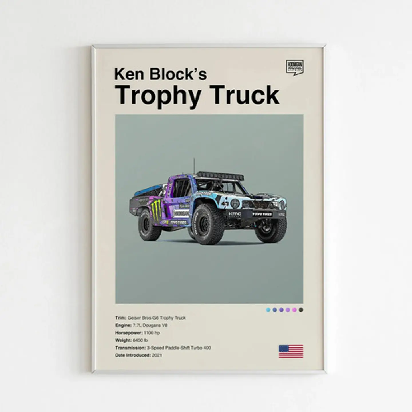 Cuadros De Ken Block El Legado Del Maestro Drift + Marco 6