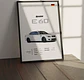 Cuadro Auto Bmw E60 Deportivo + Marco - Miniatura 1
