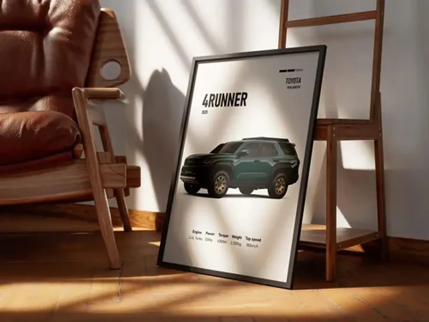 Cuadro Camioneta 4runner Trailhunter + Marco 3